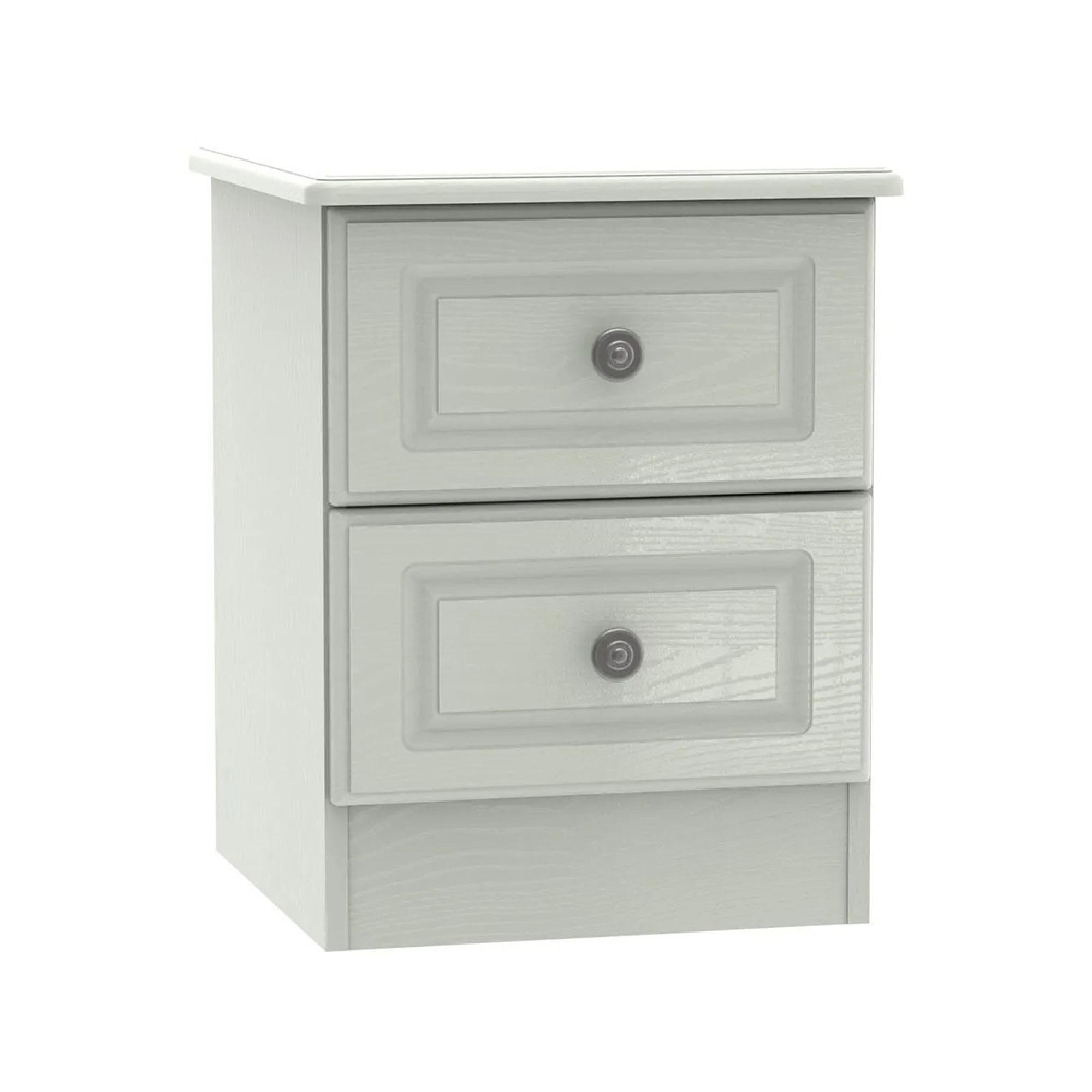 Pembroke Bedside Cabinet - 2 Drawer - Cashmere