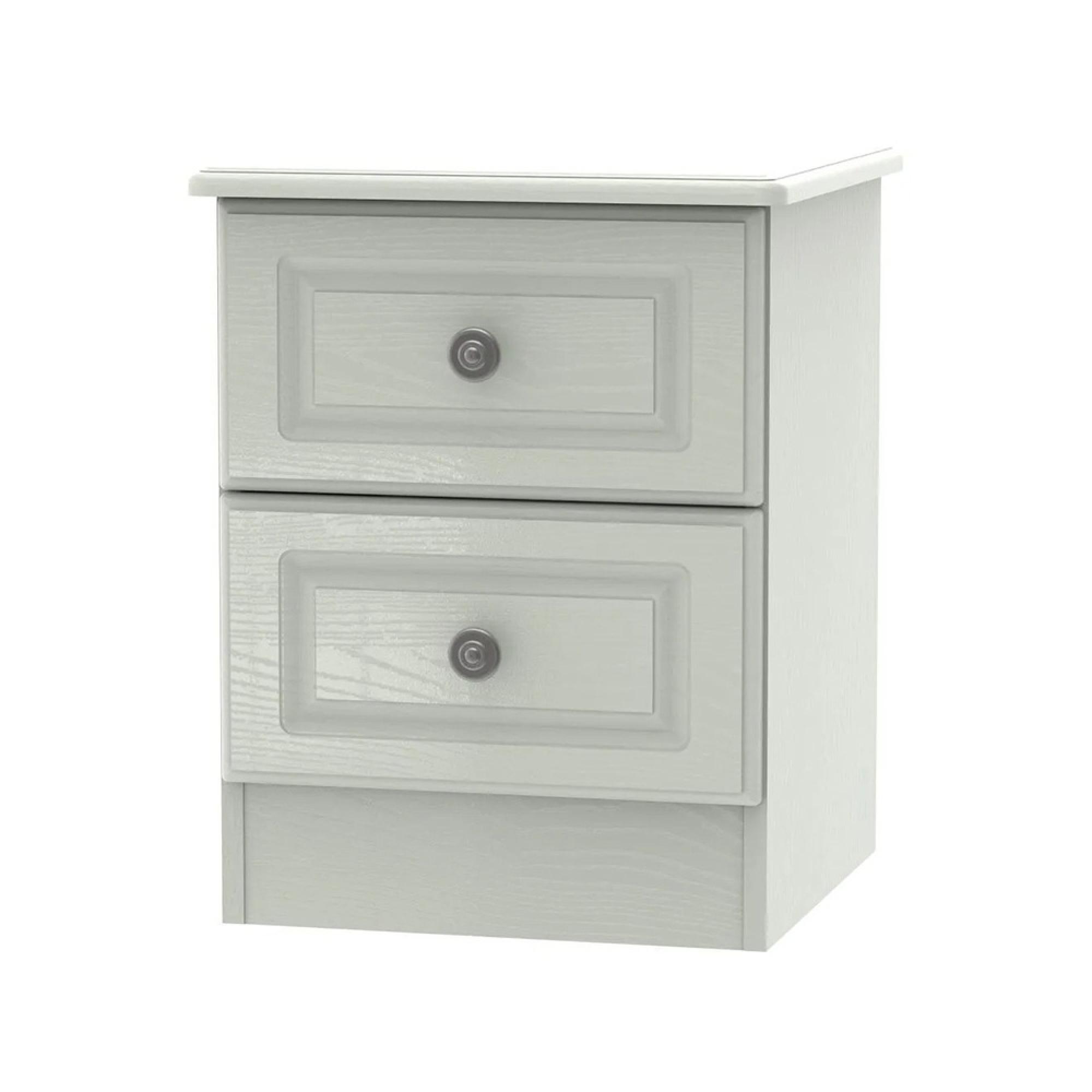 Pembroke Bedside Cabinet - 2 Drawer - Cashmere