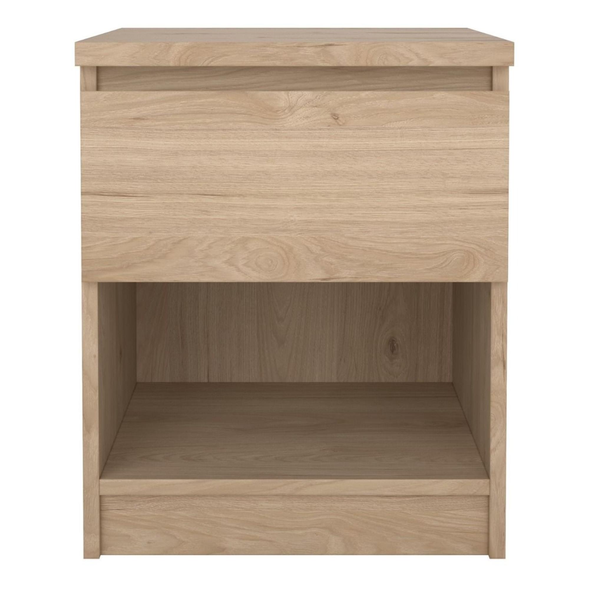 Naia Bedside Cabinet - 1 Drawer - Oak