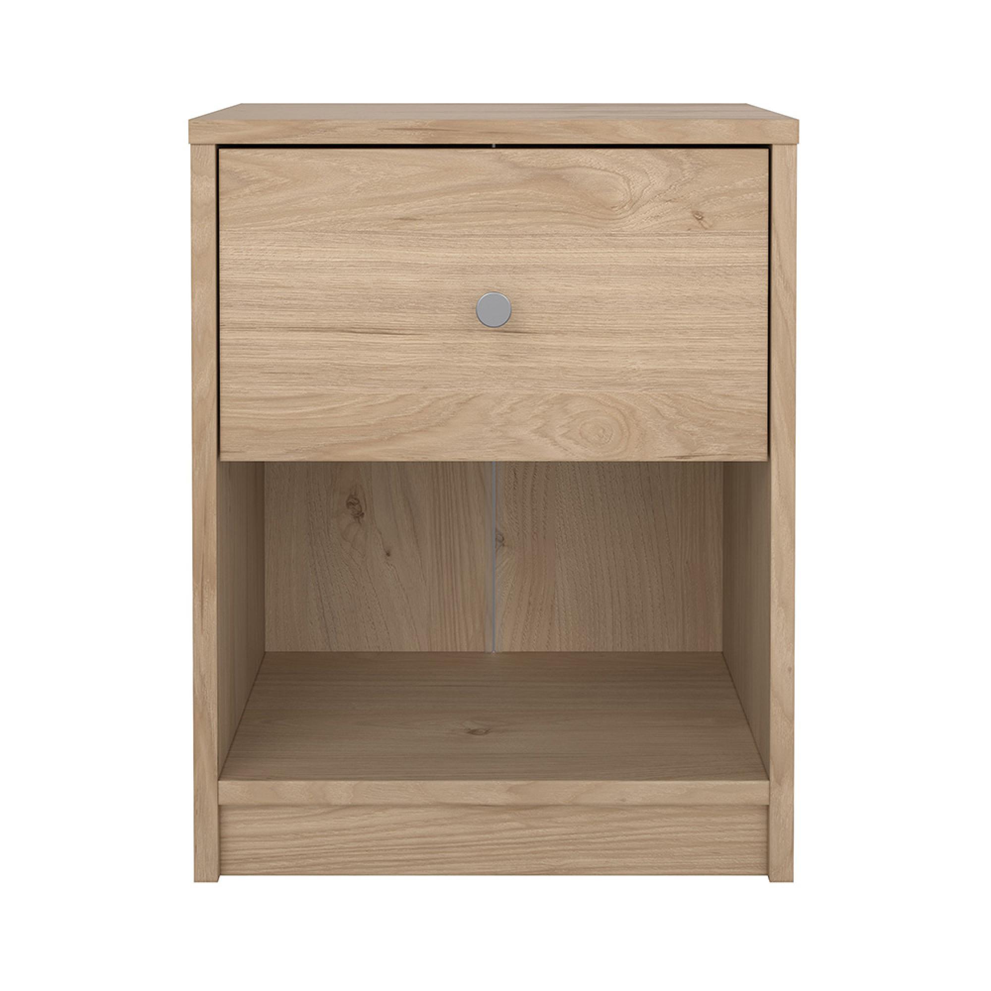 May Bedside Cabinet - 1 Drawer - Oak