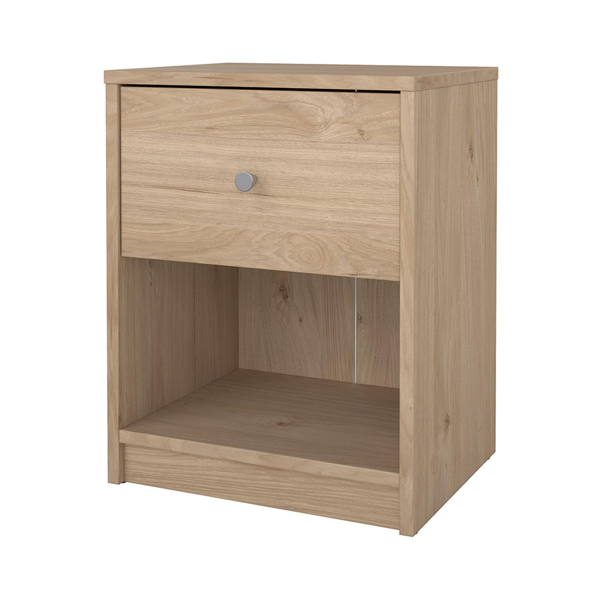 May Bedside Cabinet - 1 Drawer - Oak