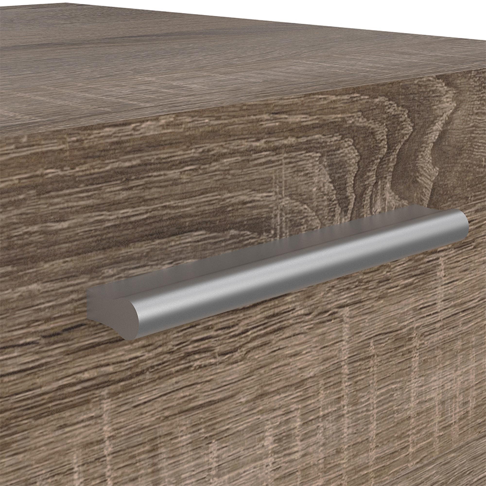 Pepe Bedside Cabinet - 2 Drawer - Truffle Oak