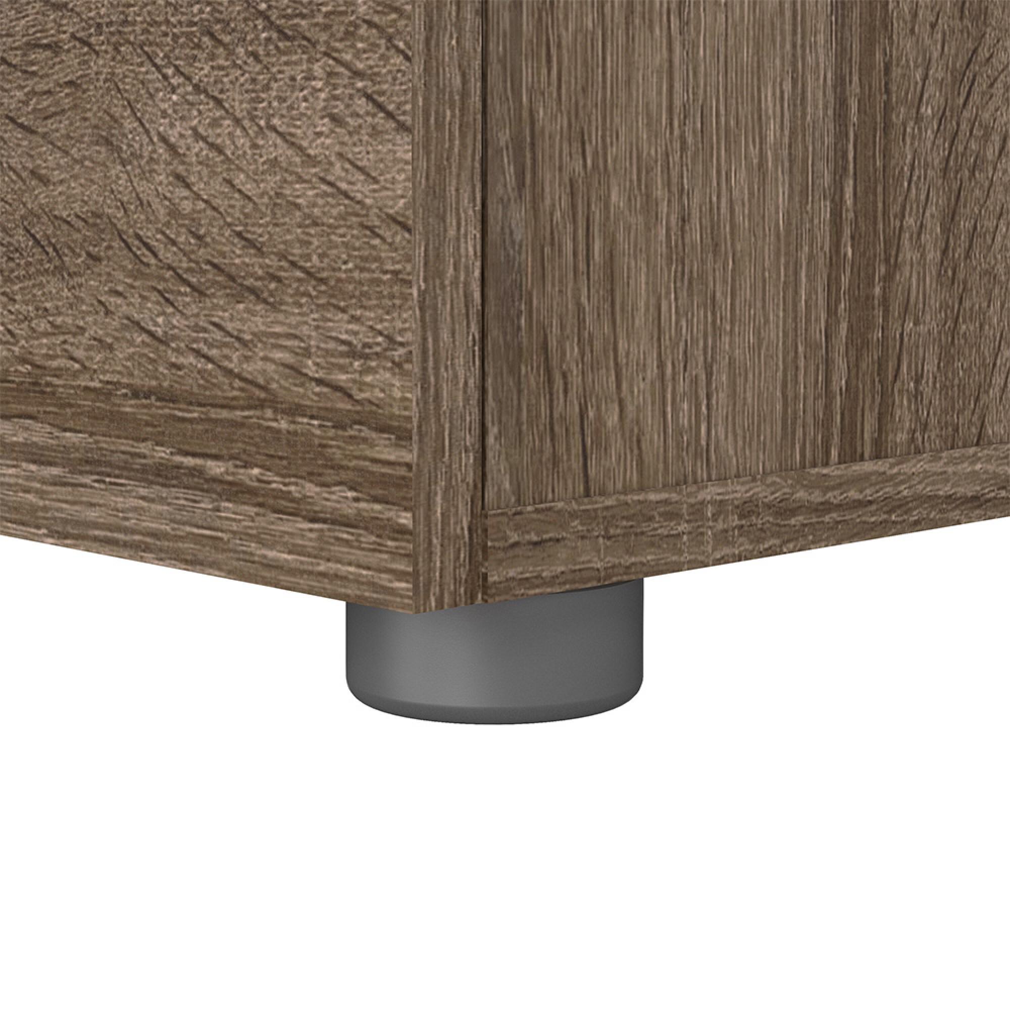 Pepe Bedside Cabinet - 2 Drawer - Truffle Oak