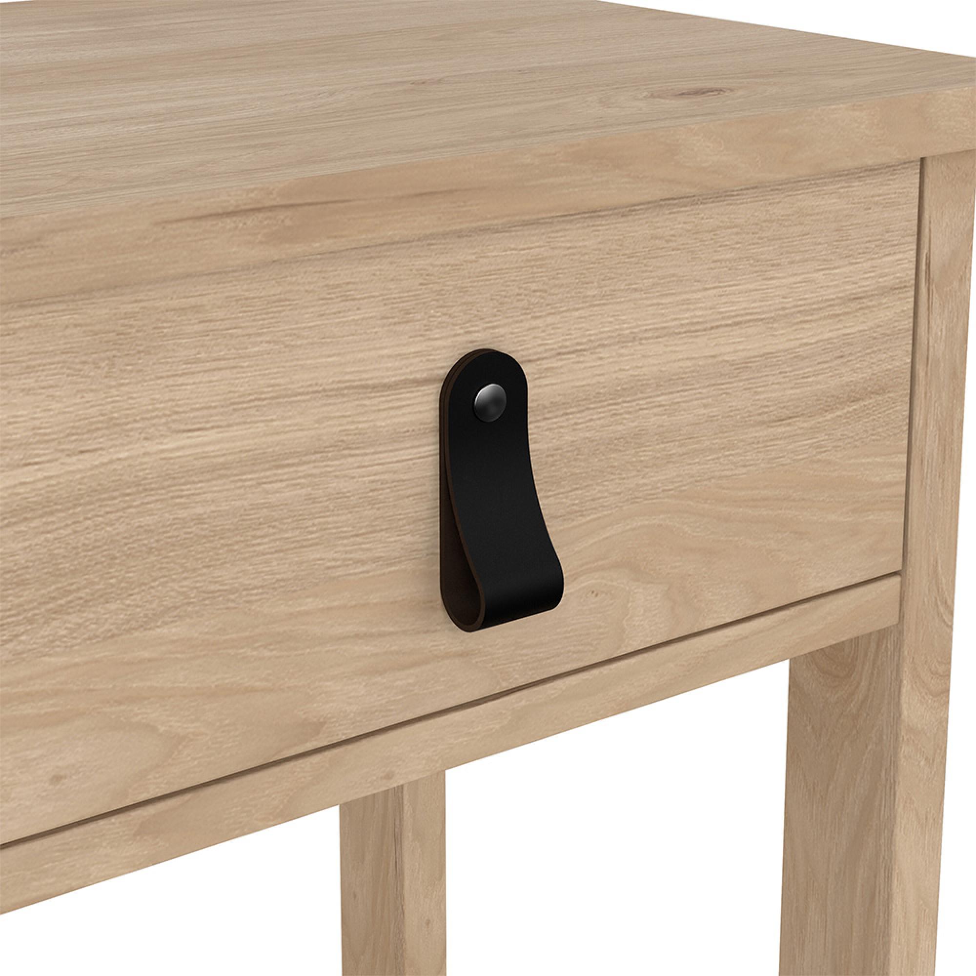 Barcelona Bedside Table - 1 Drawer - Jackson Hickory Oak