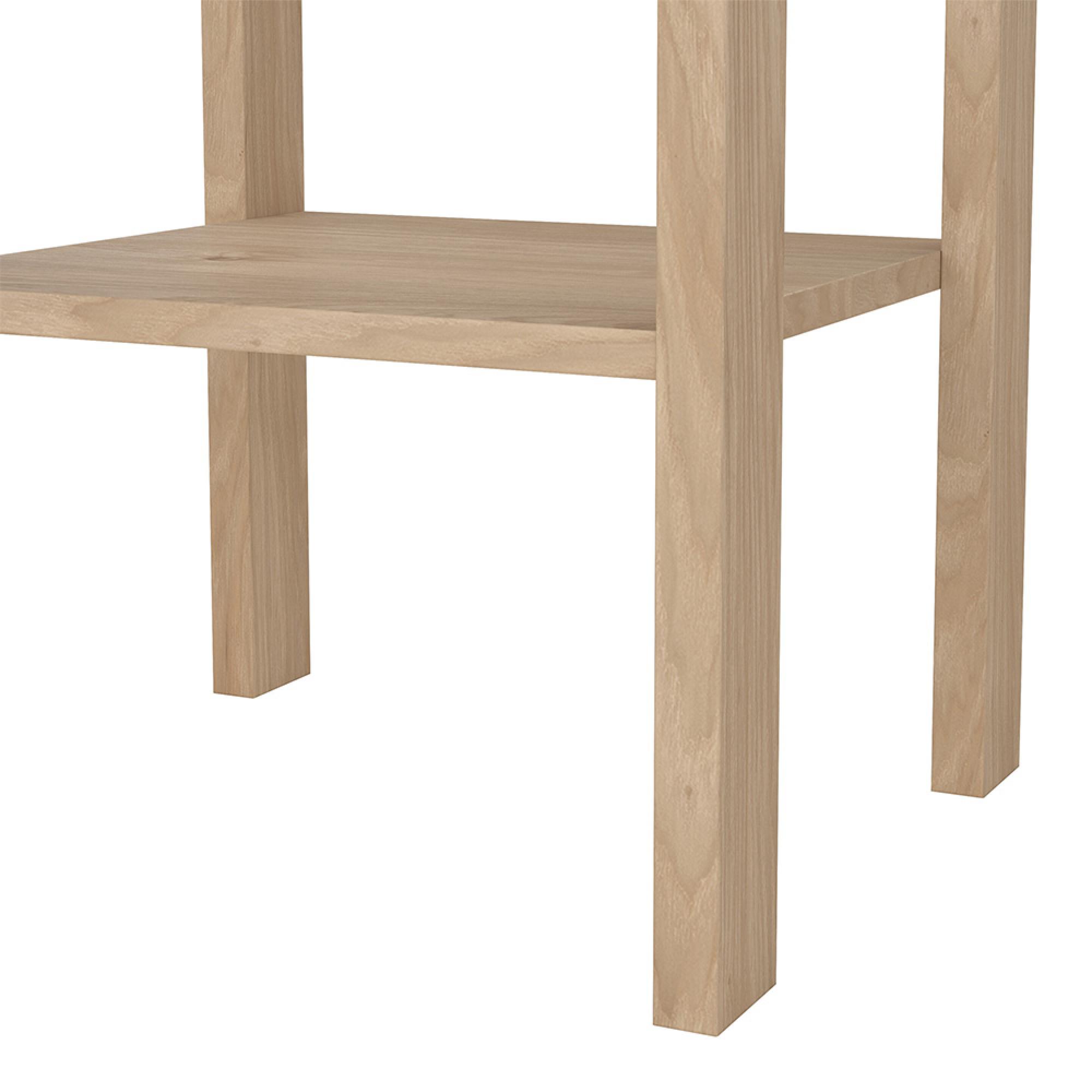 Barcelona Bedside Table - 1 Drawer - Jackson Hickory Oak