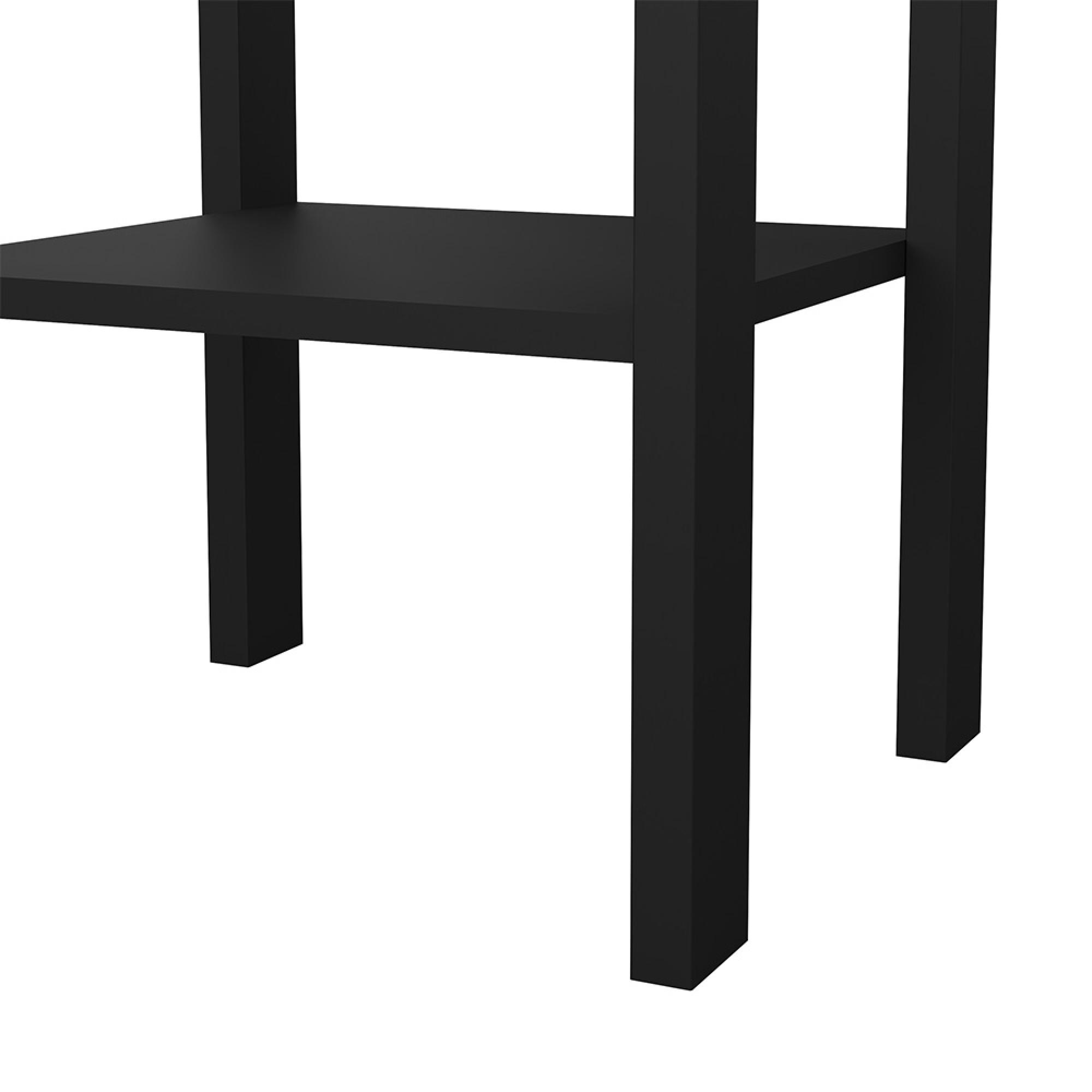 Barcelona Bedside Table - 1 Drawer - Matt Black