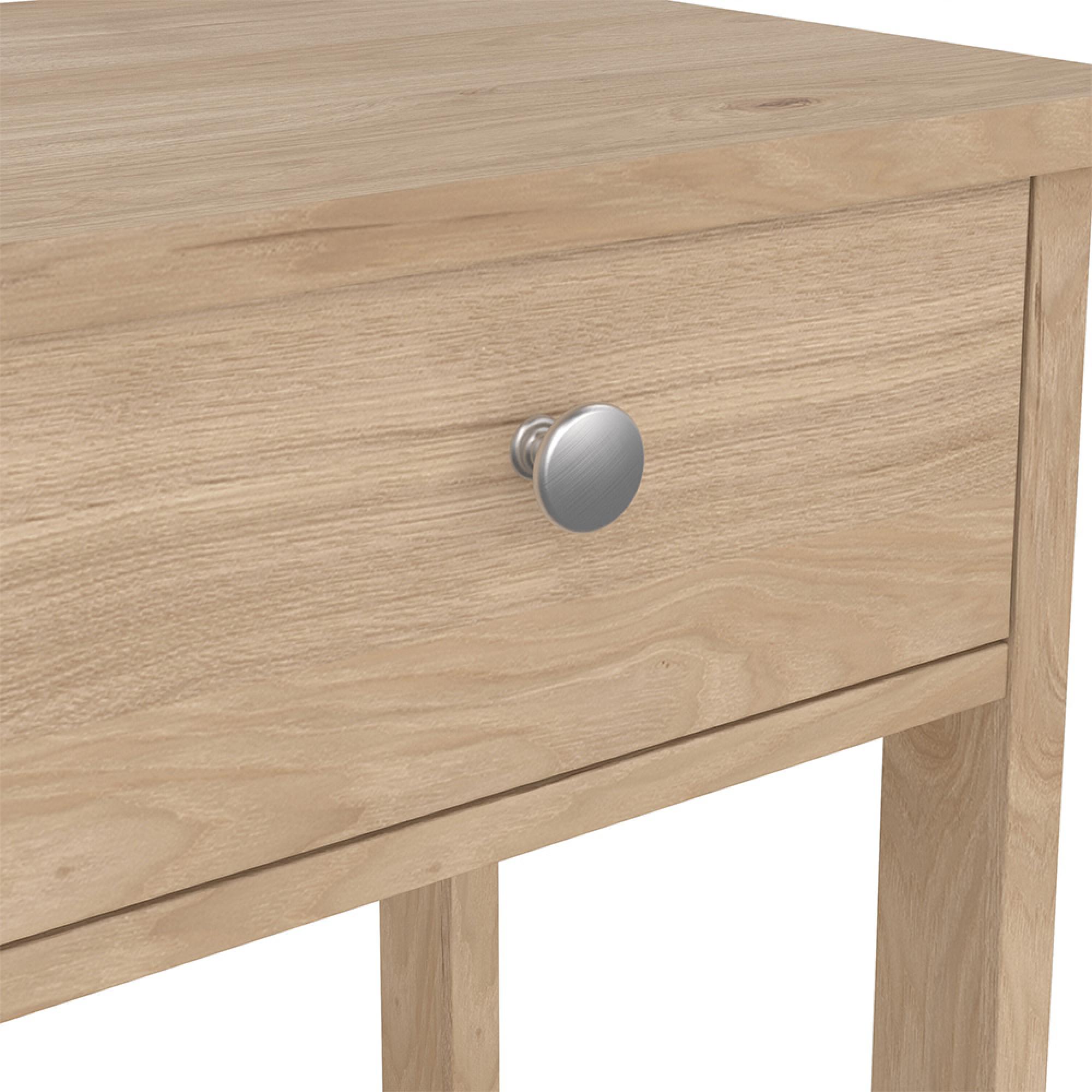 Madrid Bedside Table - 1 Drawer - Jackson Hickory Oak