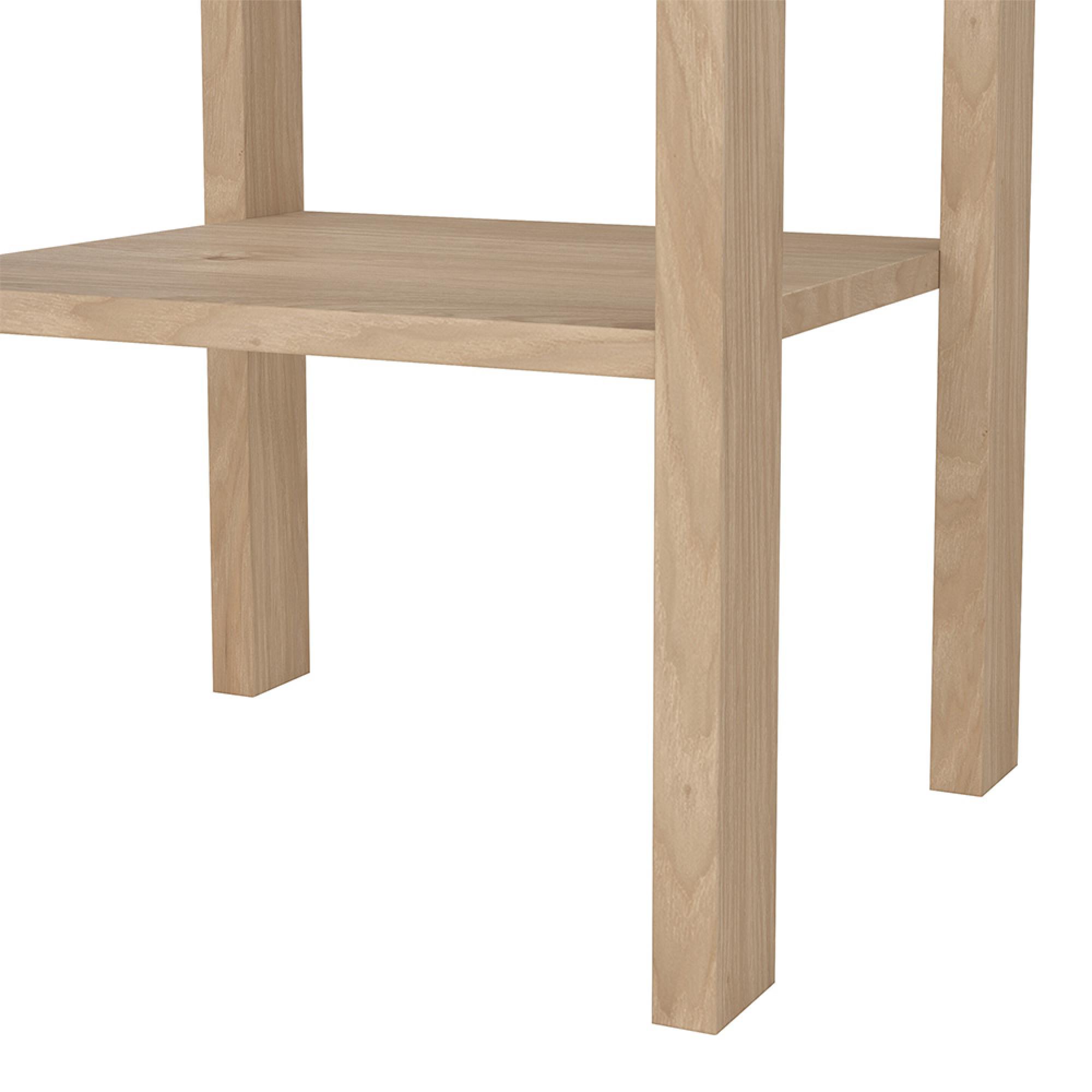 Madrid Bedside Table - 1 Drawer - Jackson Hickory Oak