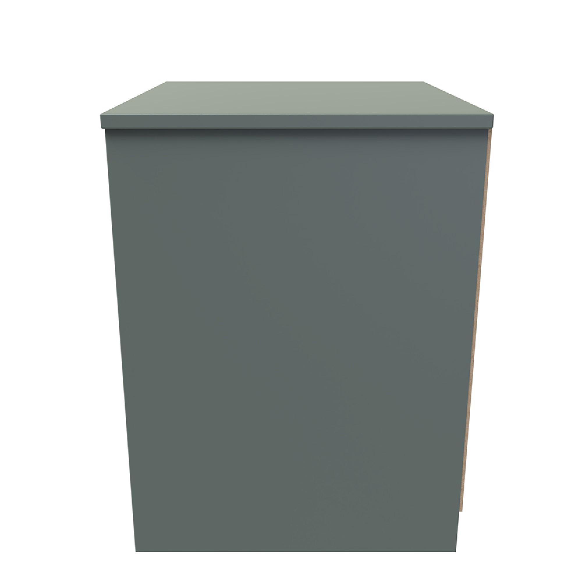 Nashville Bedside Cabinet - Midi - 2 Drawer - Green