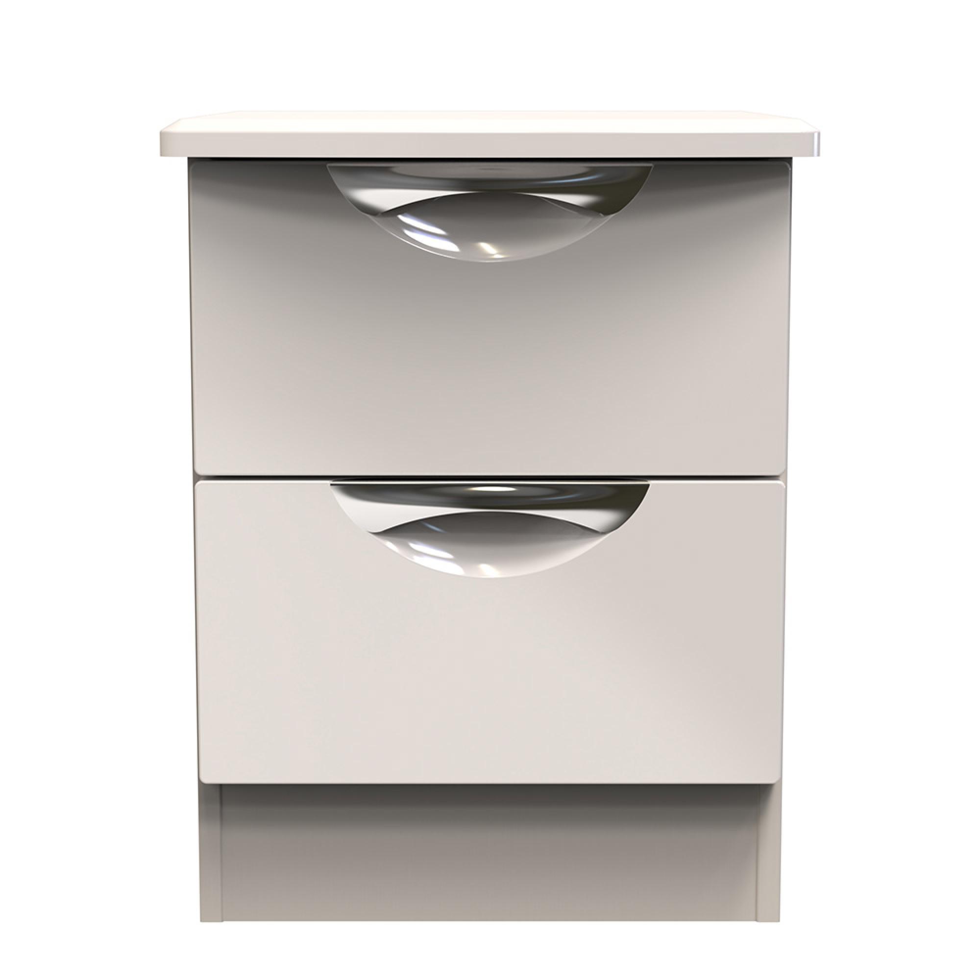 Camden Bedside Cabinet - 2 Drawer - Cashmere