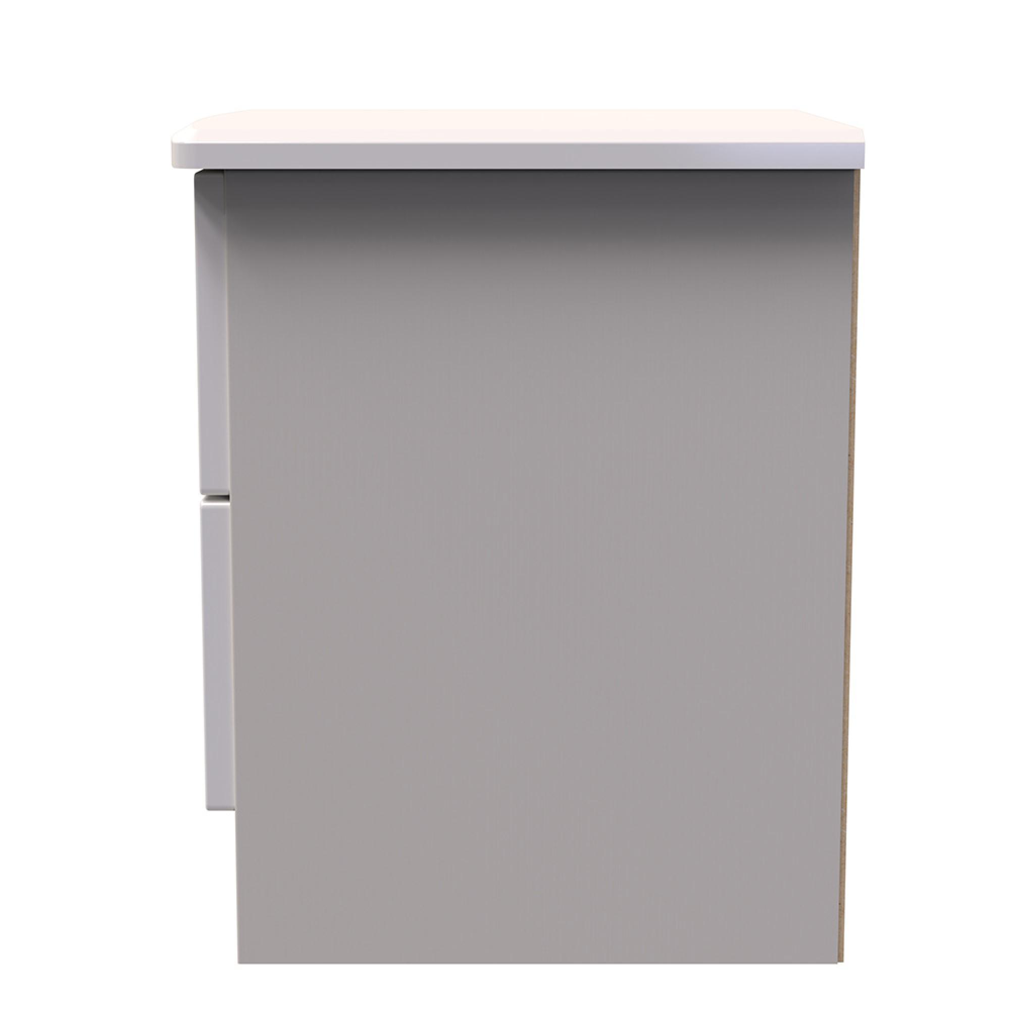 Camden Bedside Cabinet - 2 Drawer - Cashmere