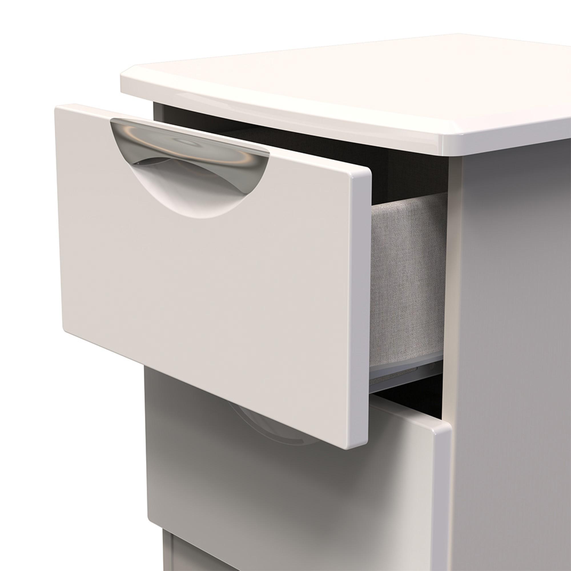 Camden Bedside Cabinet - 2 Drawer - Cashmere