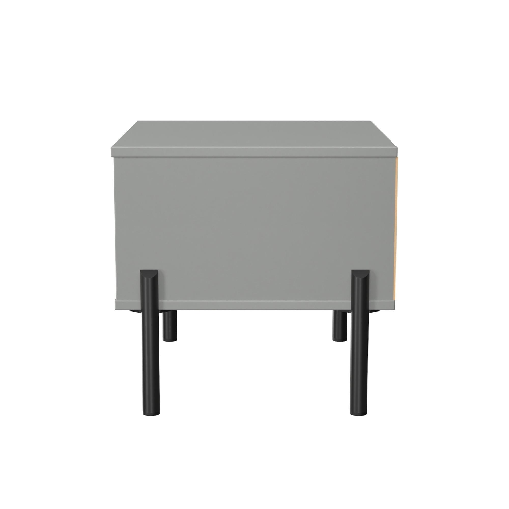 Leona Bedside Table - 1 Drawer - Dusk Grey