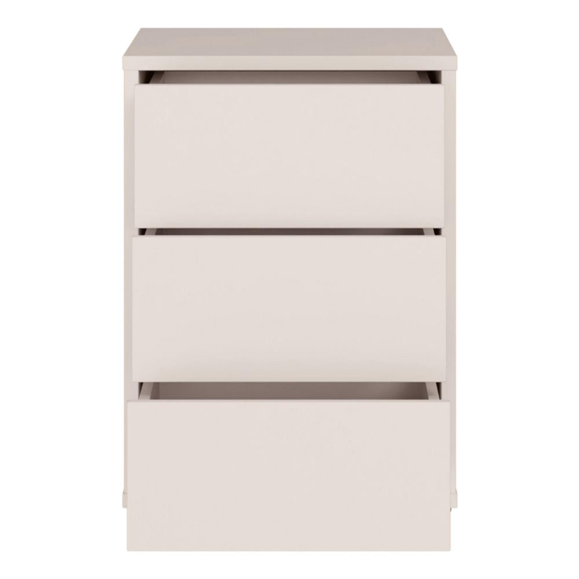 Alice Springs Bedside Cabinet - 3 Drawer - Sand