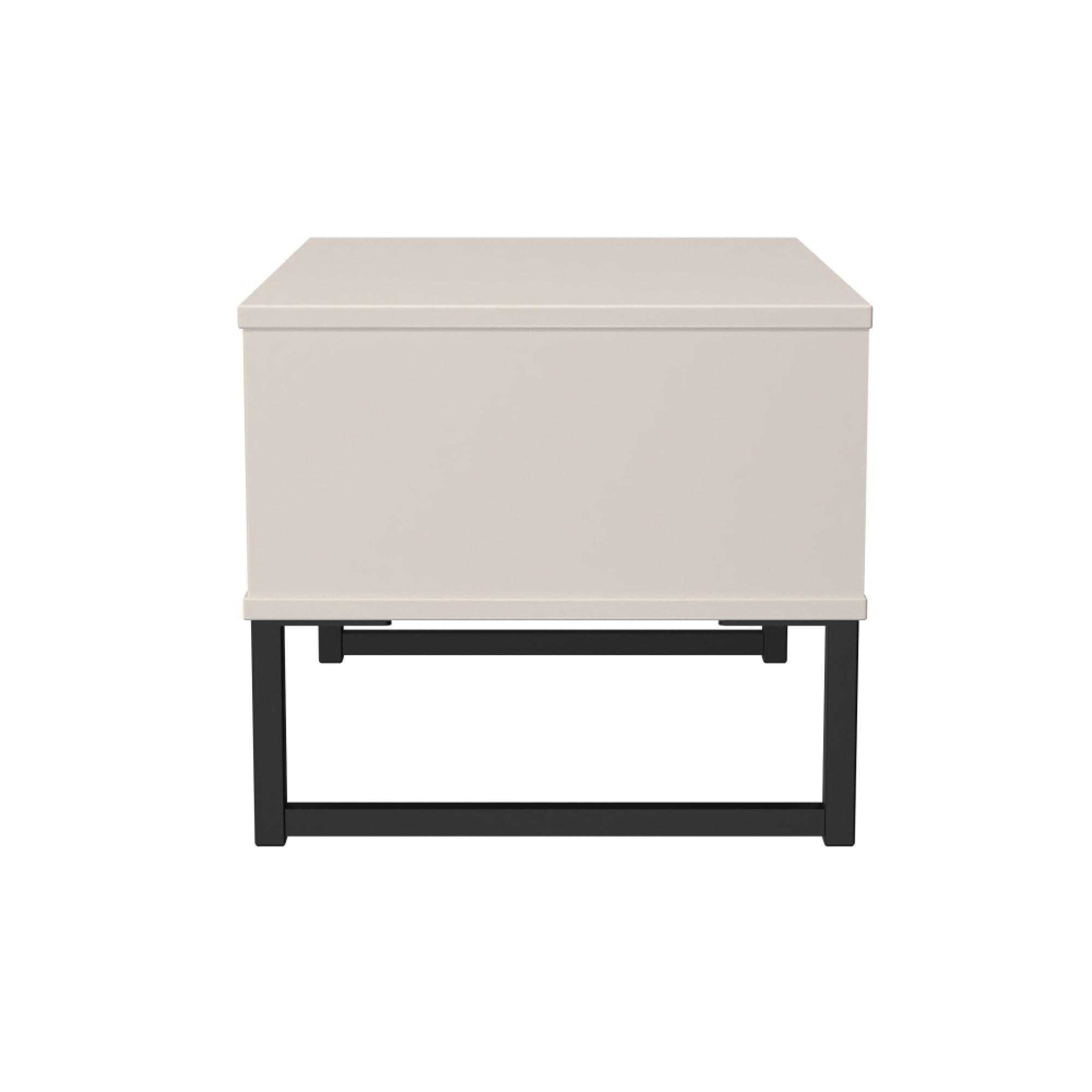 Fluted Bedside Cabinet - 1 Drawer - Midi - Kashmir Matt