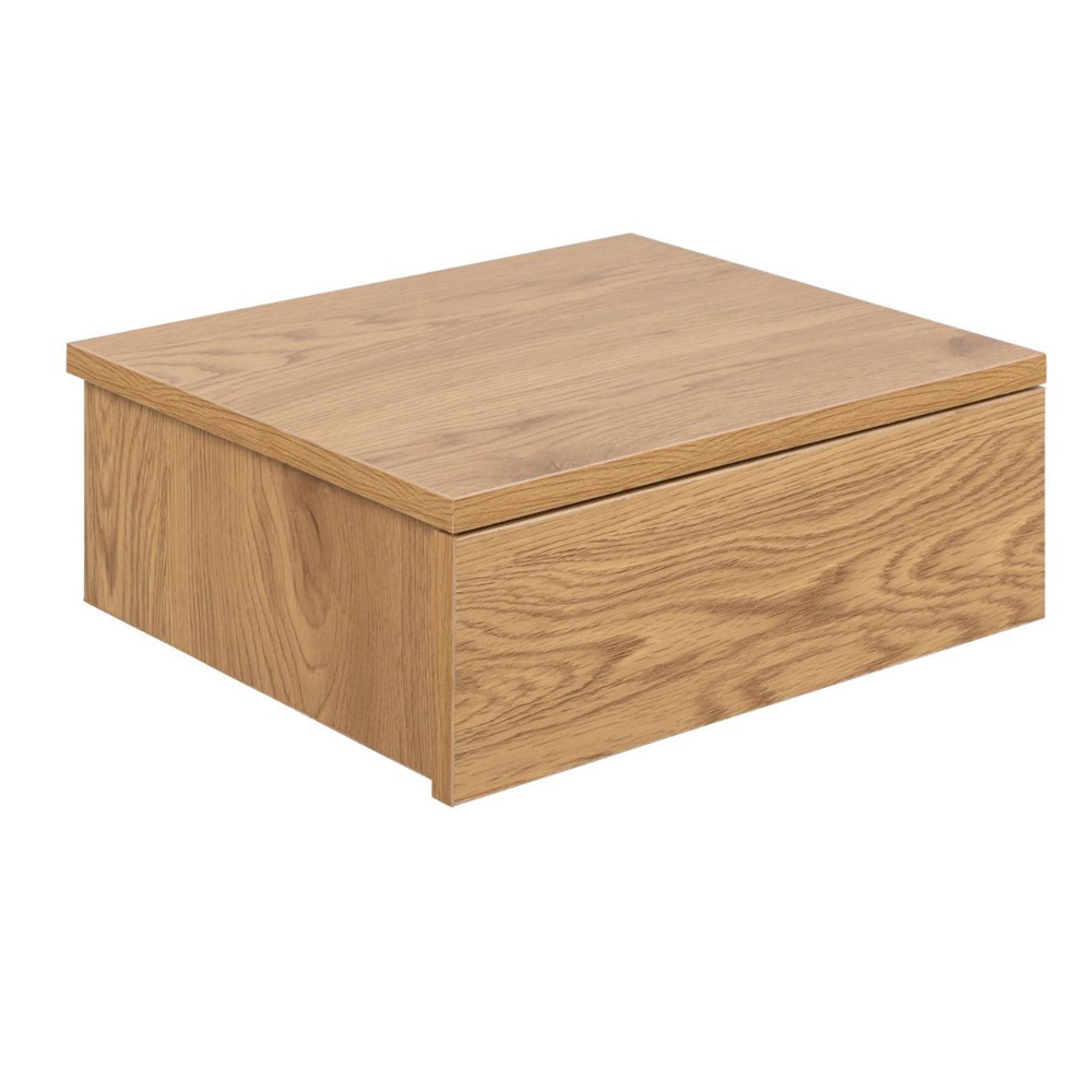 Avignon Bedside Table - Floating - 1 Drawer - Oak