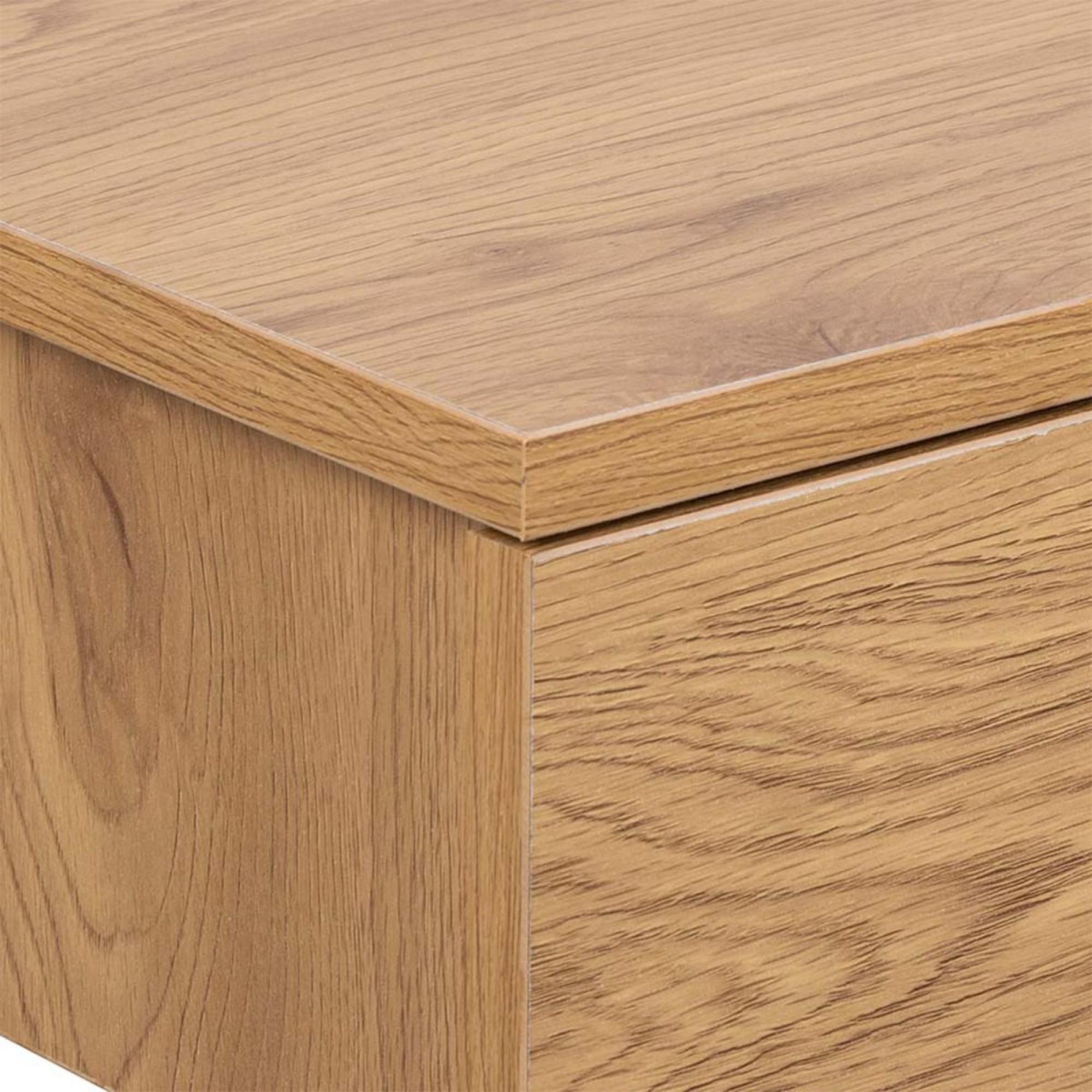Avignon Bedside Table - Floating - 1 Drawer - Oak