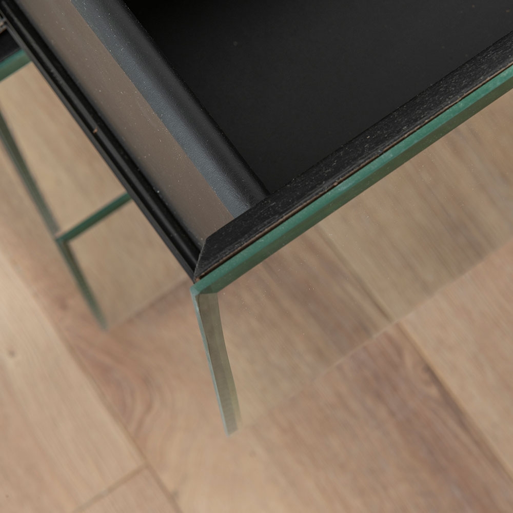 Chelsea Bedside Cabinet - 3 Drawer - Mirrored