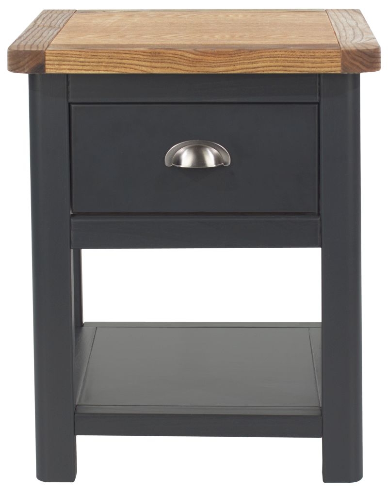 Dunkeld Blue 1 Drawer Bedside Cabinet