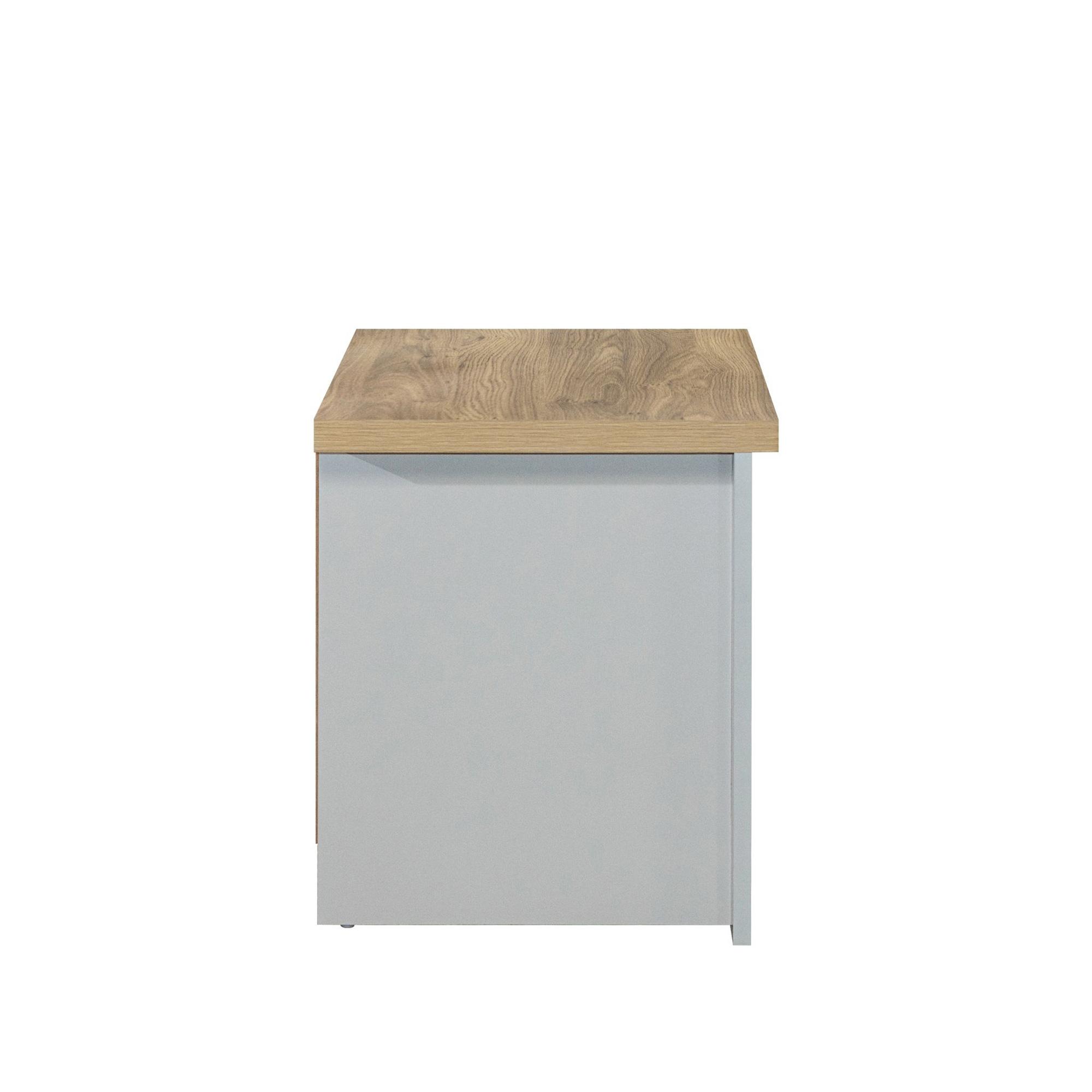 Highgate Bedside Cabinet - 2 Drawer - Grey Painted