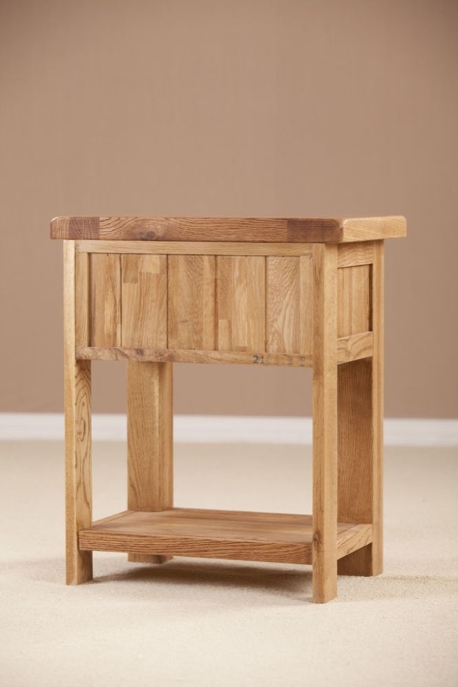 Kent Bedside Table - 1 Drawer - Oak