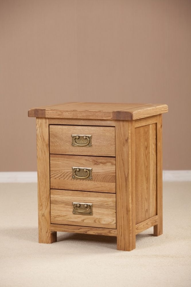 Kent Oak Drawer Bedside Cabinet