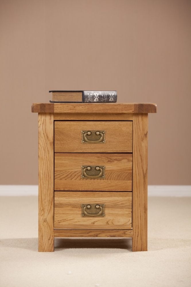 Kent Oak Drawer Bedside Cabinet
