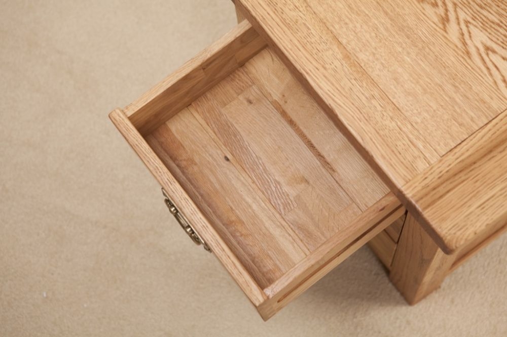 Kent Oak Drawer Bedside Cabinet