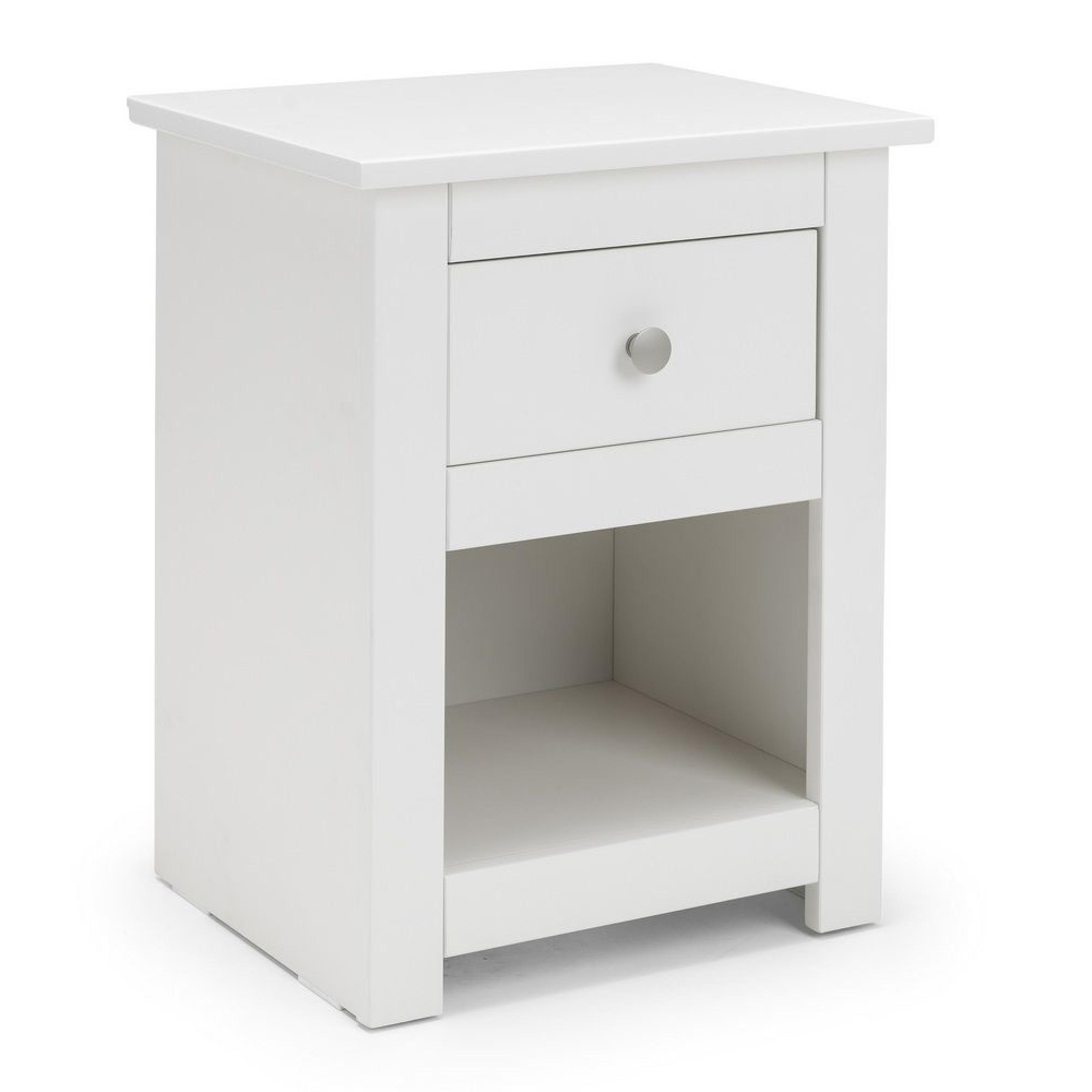 Radley Bedside Cabinet - 1 Drawer - White