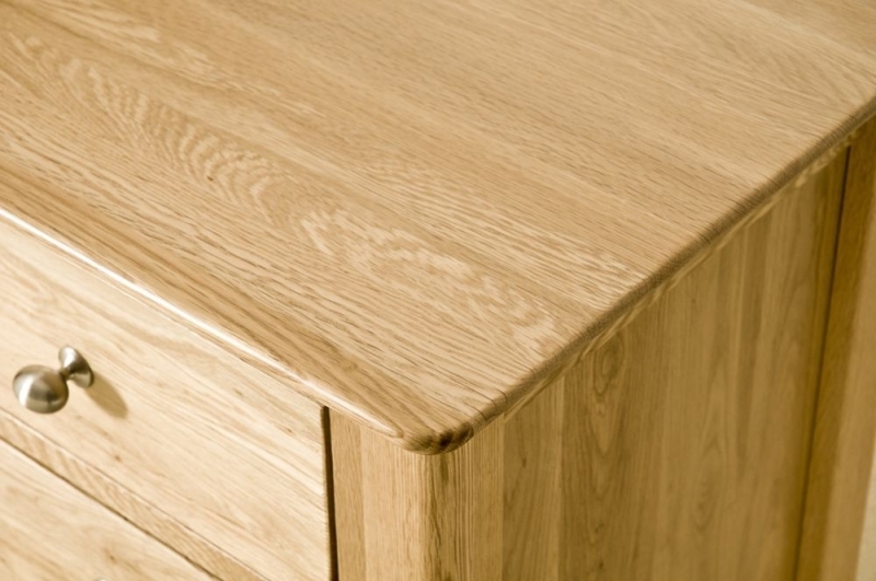 Shaker Oak Bedside Cabinet