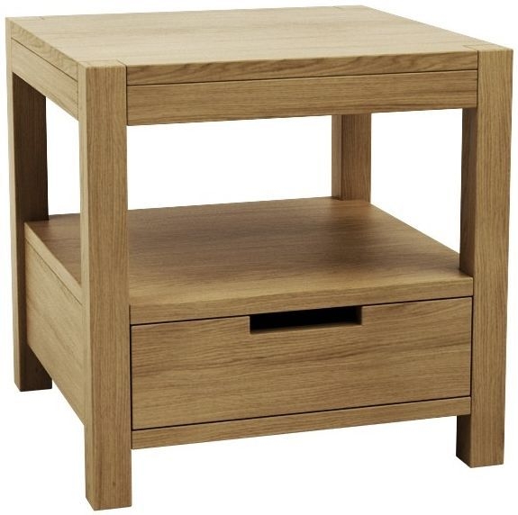 Taranto Bedside Table - Oak