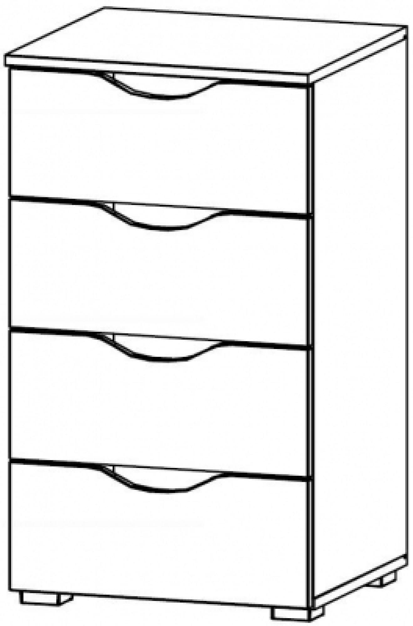 67V2 : 4 Drawer Chest