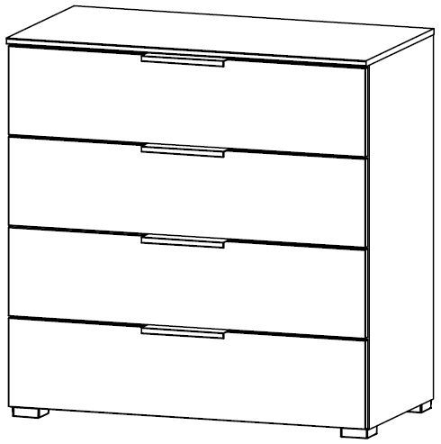 6D26 : 4 Drawer Wide Chest