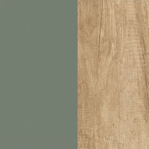 Reed Green Front with Nebraska Oak Base
