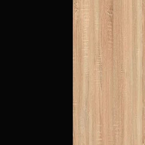 Deep Black Front with Bardolino Base