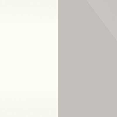 Alpine White Carcase with Champagne Glass Front 593