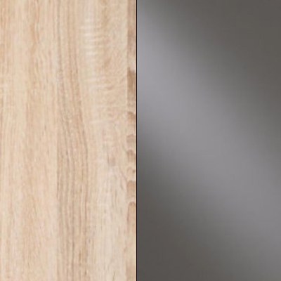 Rustic Oak Carcase with Havana Glass Front 599