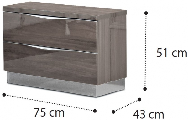 75cm Bedside Cabinet