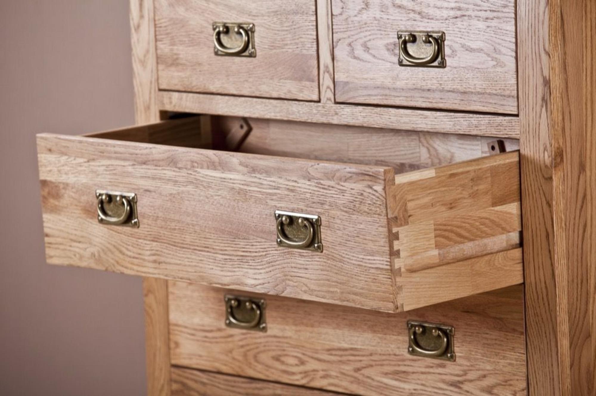 Kent Chest - 4+2 Drawer - Tall - Oak