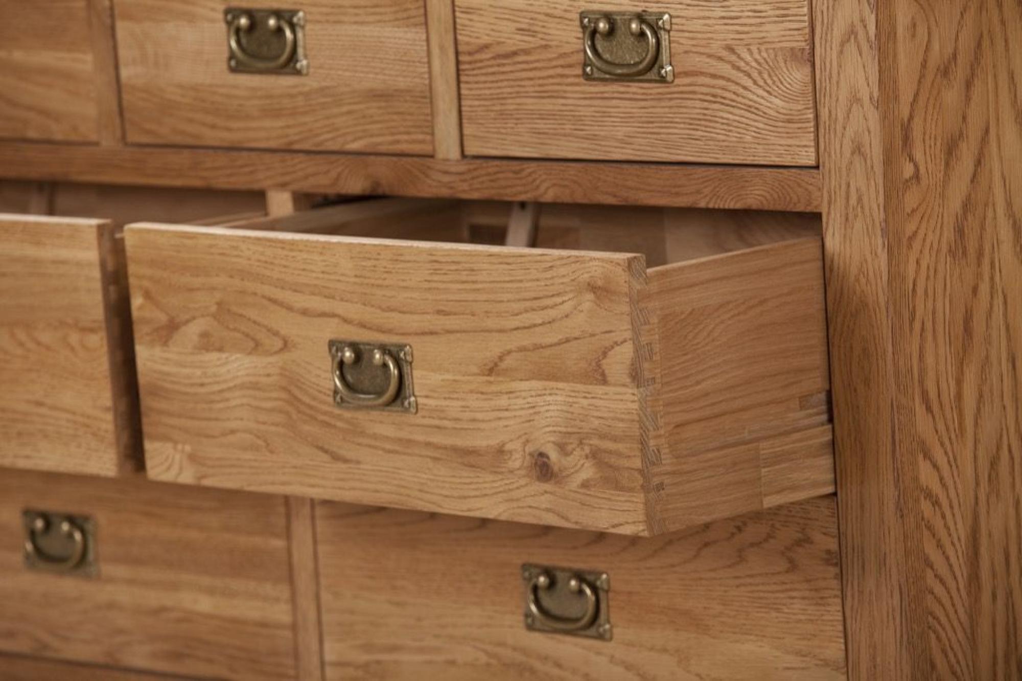 Kent Chest - 3+4 Drawer - Wide - Oak