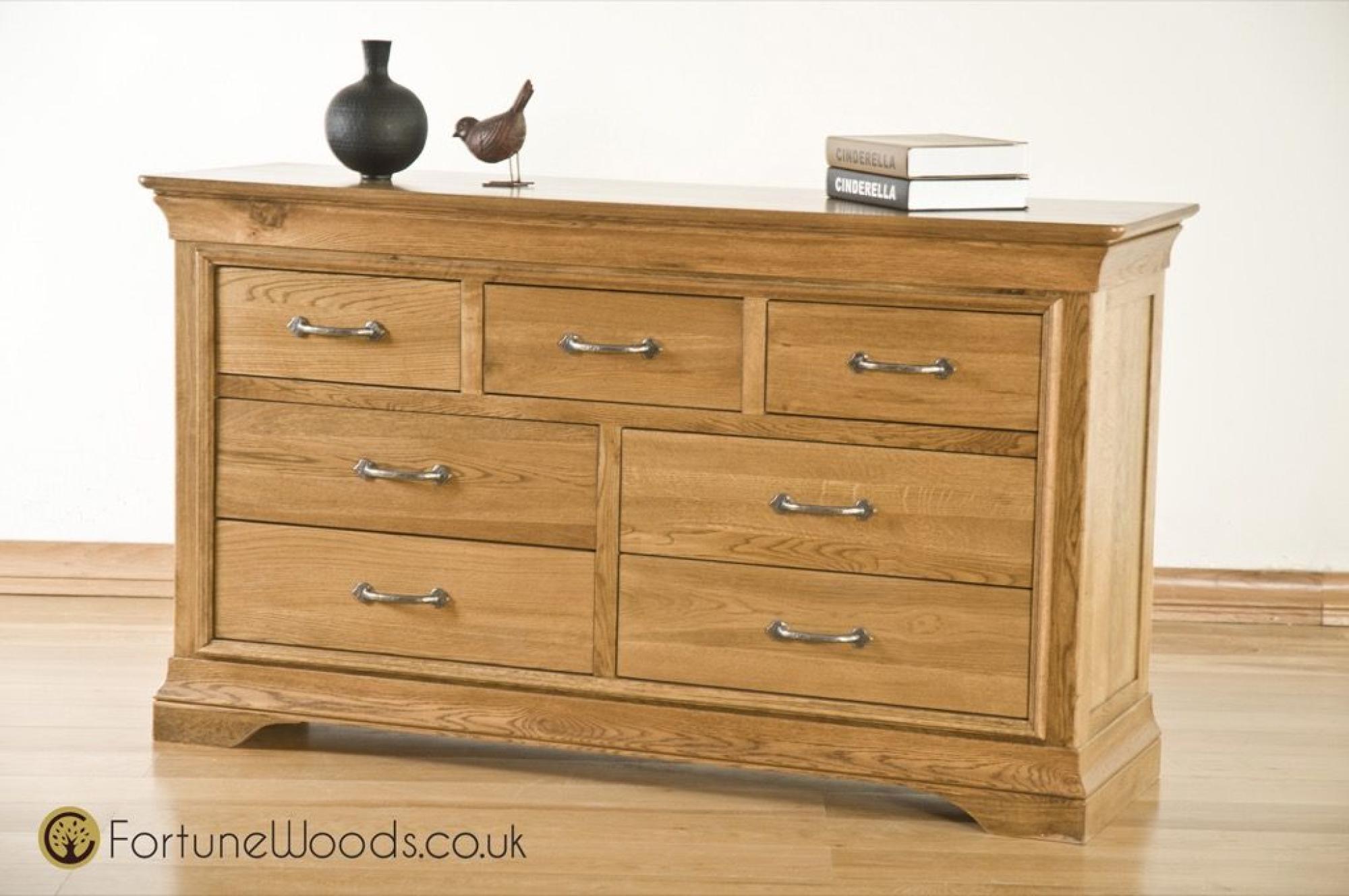 Lyon Chest - 3+4 Drawer - Wide - Oak