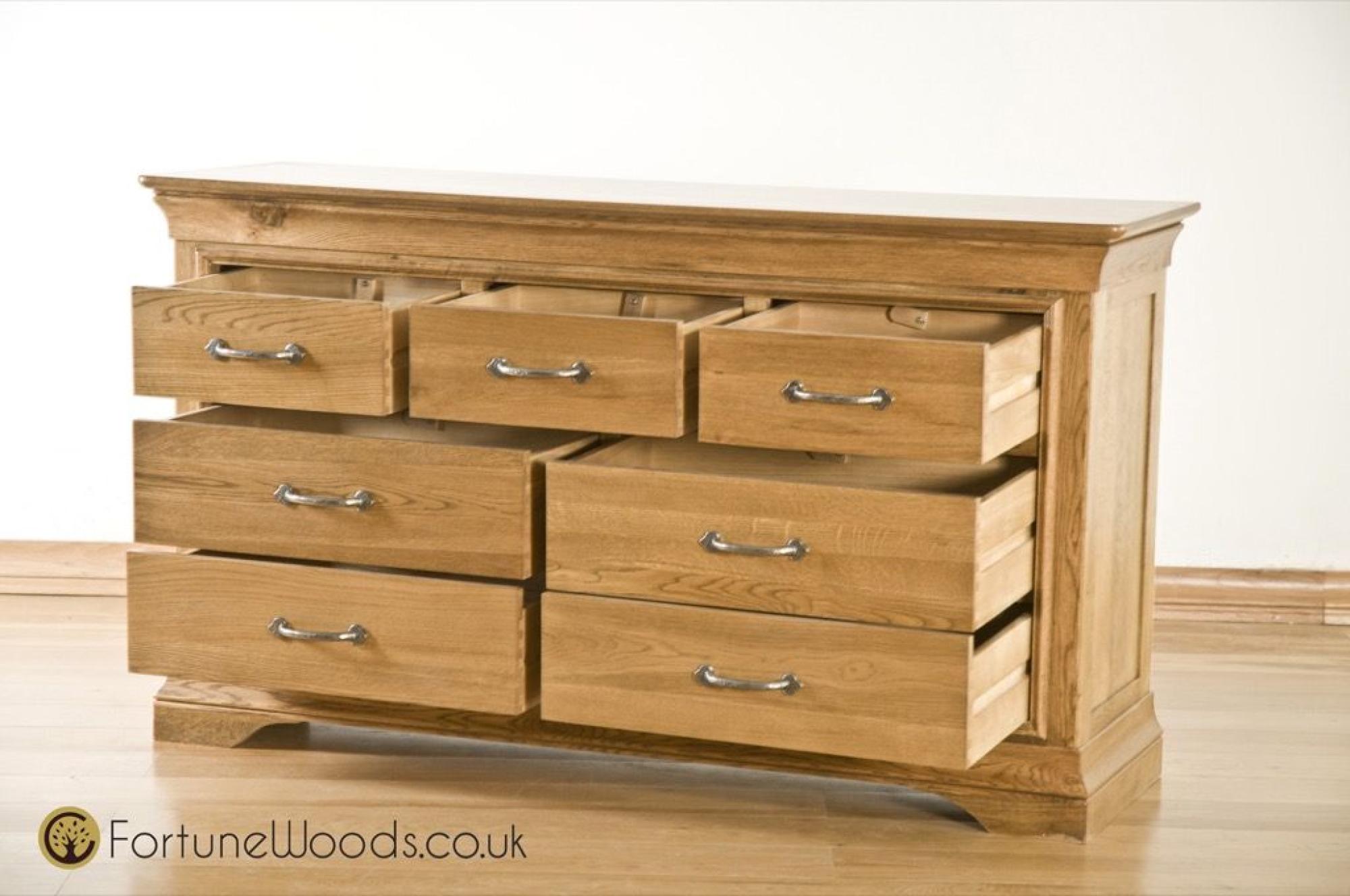 Lyon Chest - 3+4 Drawer - Wide - Oak