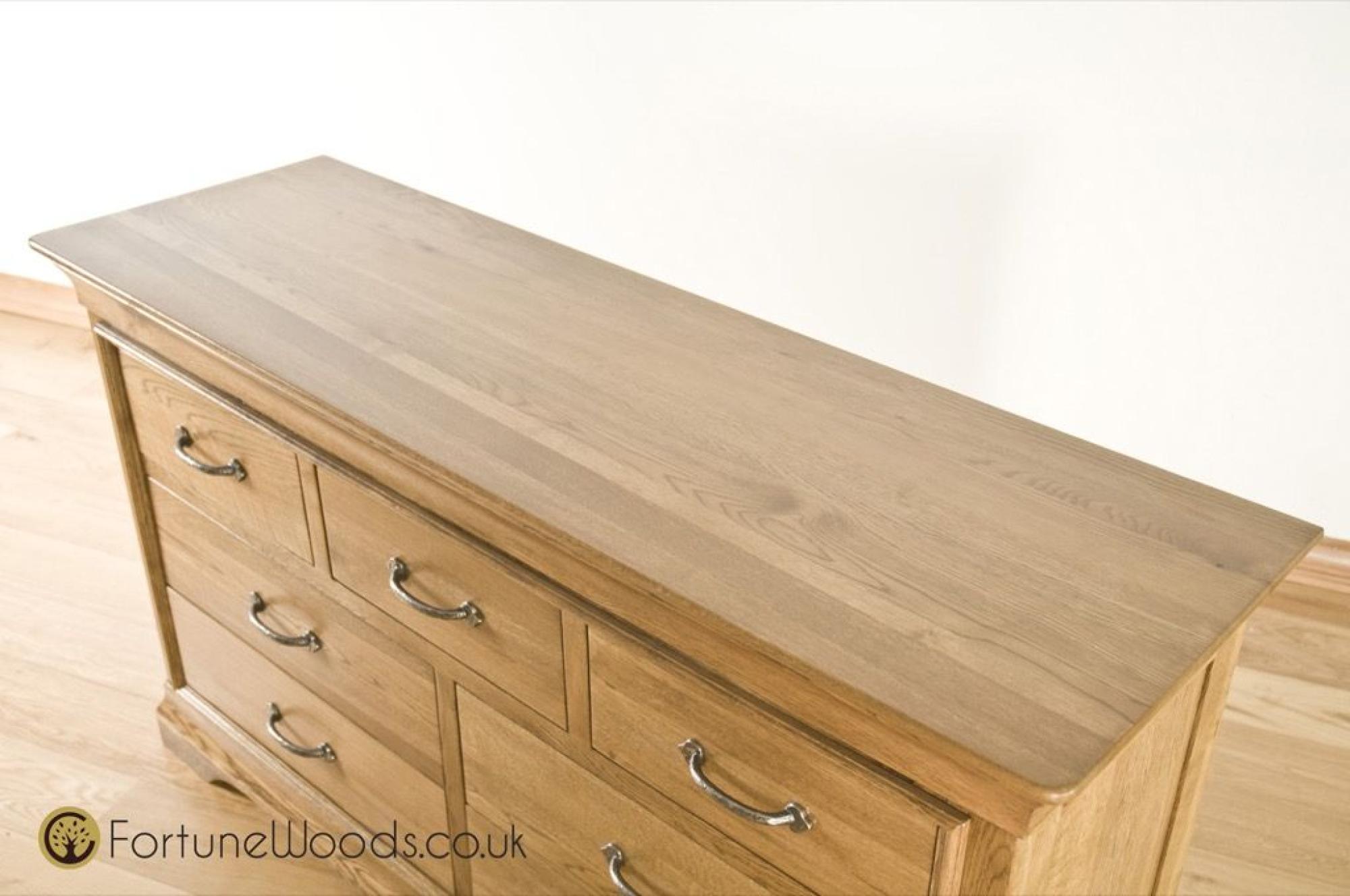 Lyon Chest - 3+4 Drawer - Wide - Oak