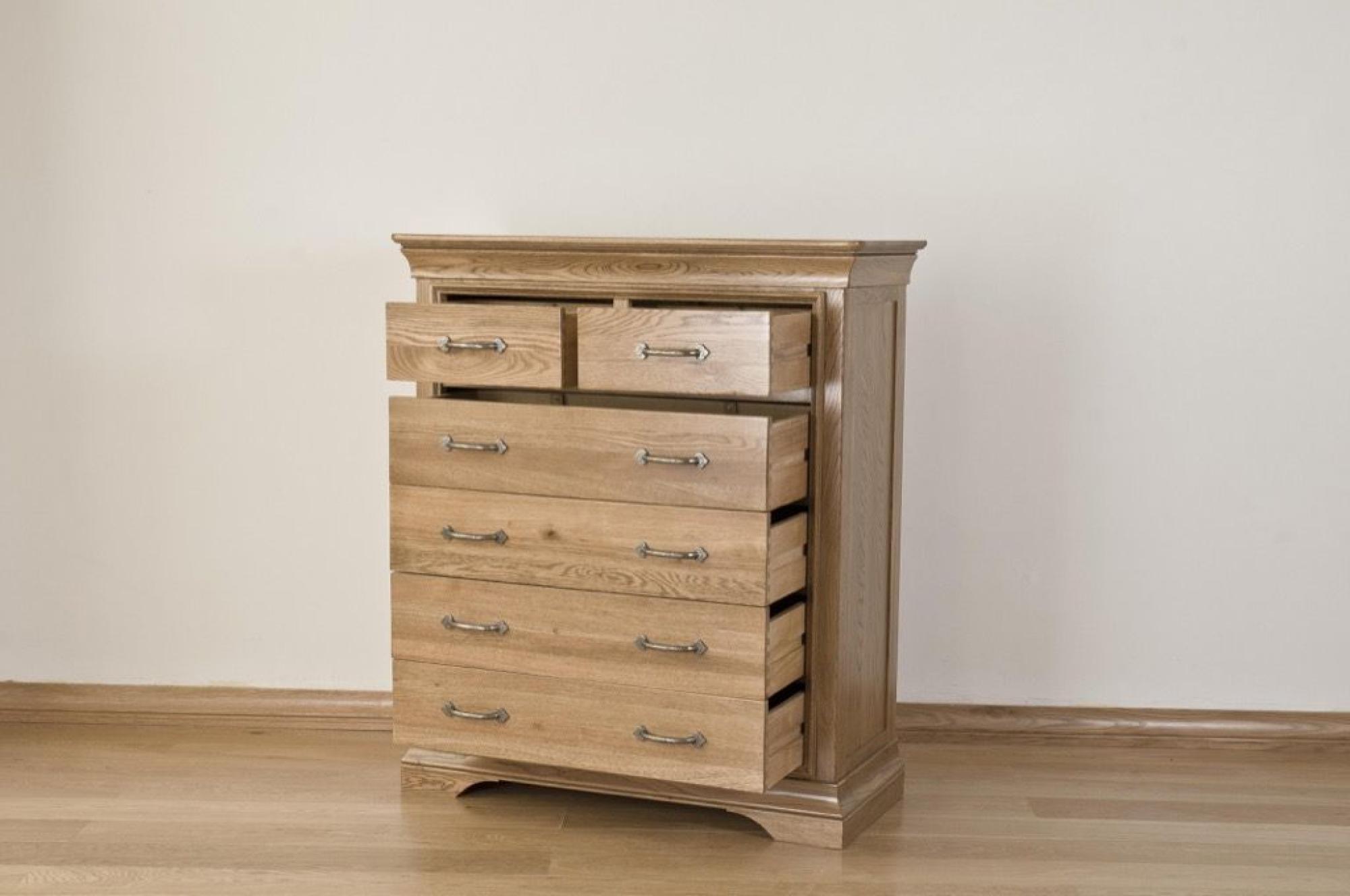 Lyon Chest - 2+4 Drawer - Tall - Oak
