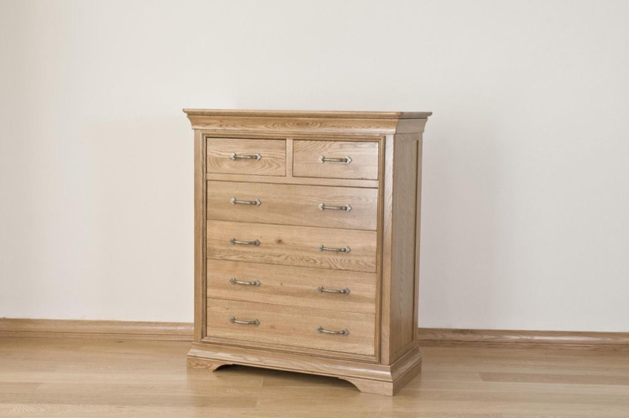 Shaker Chest - 2+3 Drawer - Tall - Oak