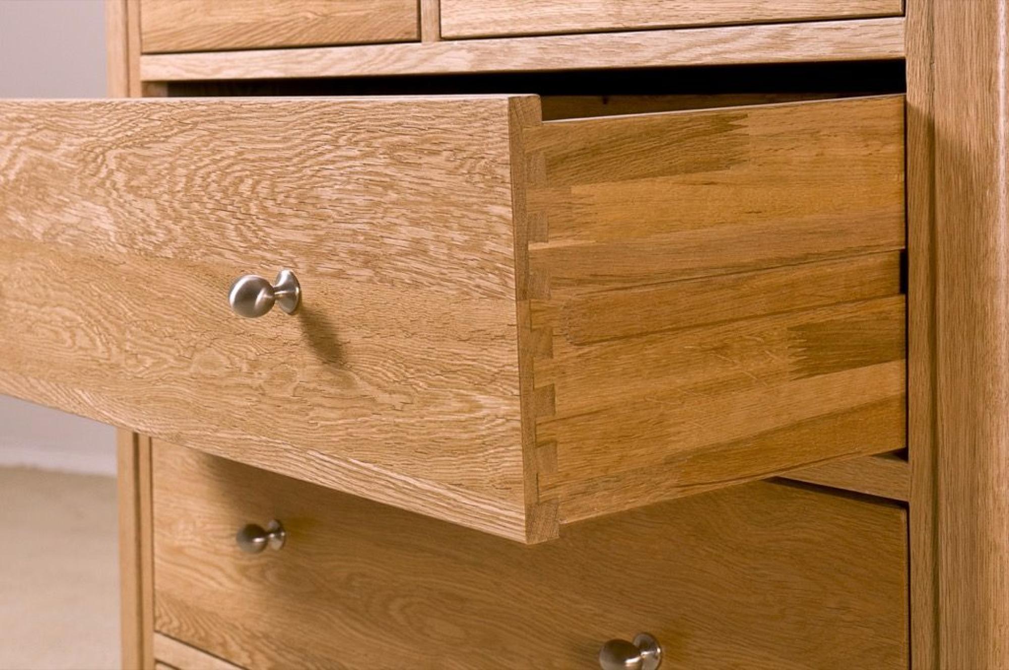 Shaker Chest - 2+3 Drawer - Tall - Oak