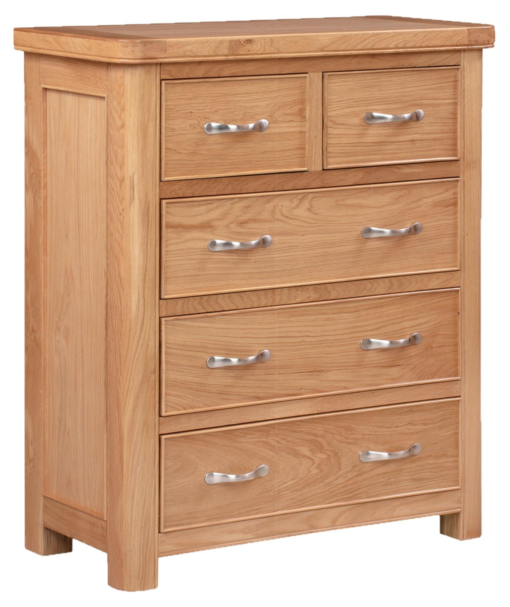 Clarion Chest - 2+3 Drawer - Oak
