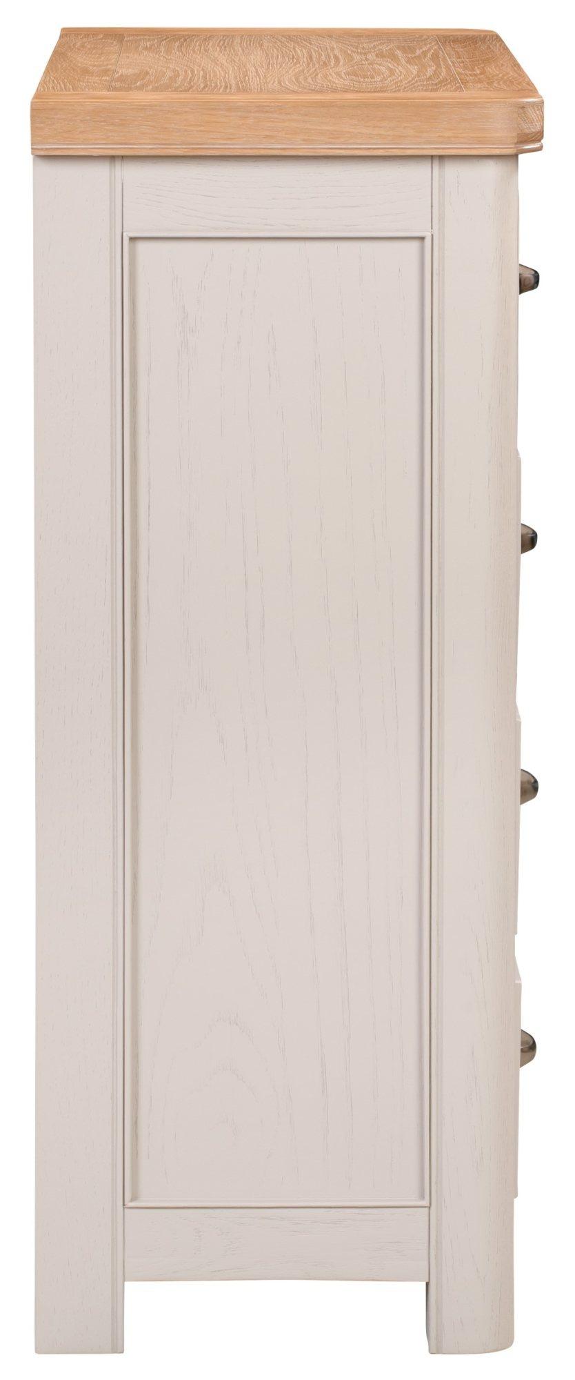 Clarion Chest - 2+3 Drawer - Oak and Grey