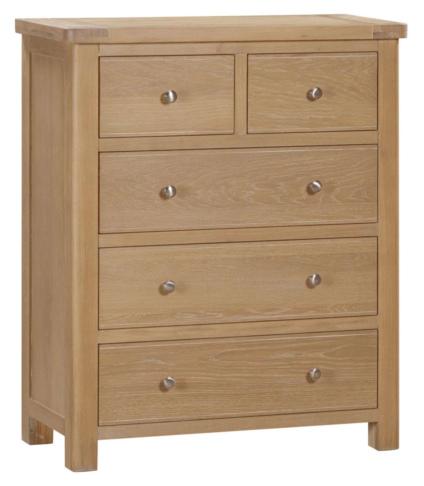 Hayley Chest - 2+3 Drawer - Oak