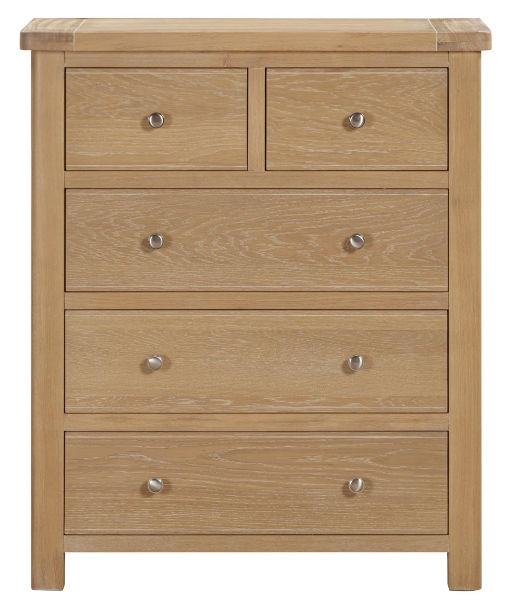 Hayley Chest - 2+3 Drawer - Oak